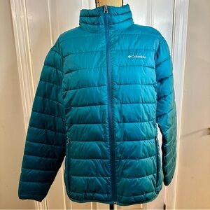 Columbia Women's Blue Teal Puffer Jacket